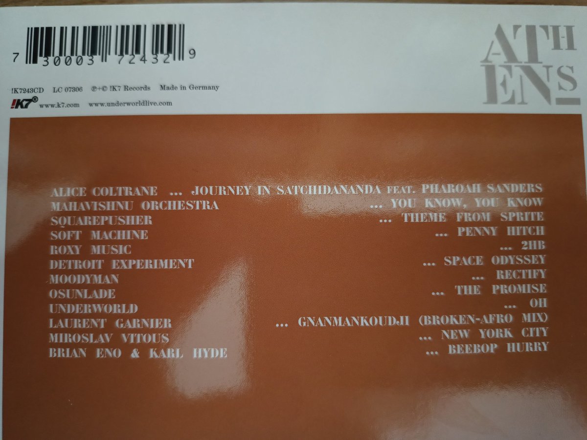 gaborcsarnai's tweet photo. so, my queue is definitely LIFO: I purchased this strange compilation back in January 2023, and now listenning to it for the first time! It is superb, @funkentechno you might like it #CDFriday https://t.co/nvxK6jWhoT