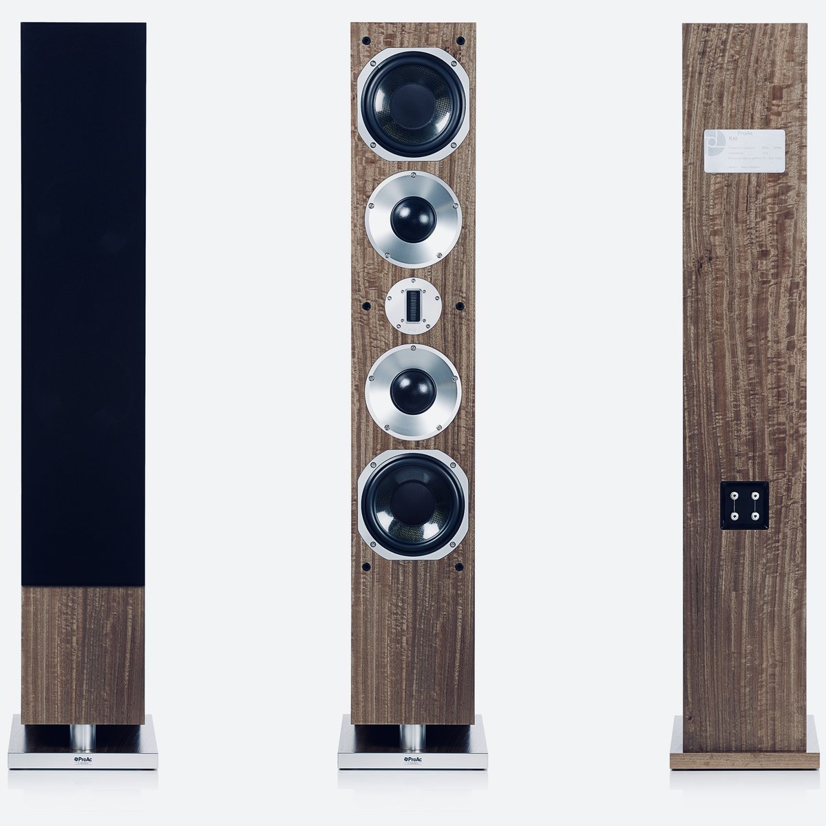 The majestic, K10 floor standers in dark eucalyptus for #featurefriday...
The unique K10 cabinet design incorporates 2 x 8" bass drivers &amp; 2 x 3" midrange drivers.
Plus the ProAc ribbon tweeter, which is lighter than a human hair!
#proacspeakers #highendaudio #KSeries #proack10