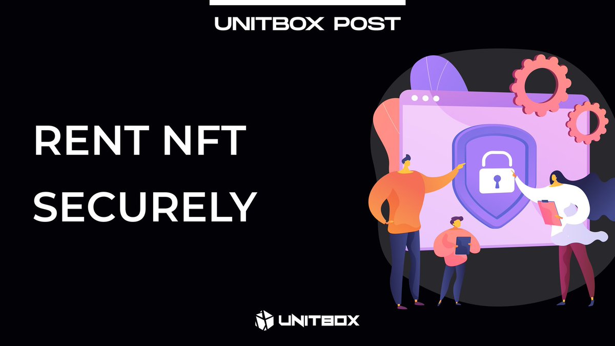 ▫️UNITBOX's wNFT offers a secure rental infrastructure that enables #NFT renting without transferring ownership of the assets. 

▫️Thanks to the noTransfer function embedded in the #UNITBOX Protocol smart contract, wrapped NFTs cannot be transferred or sold by third parties.