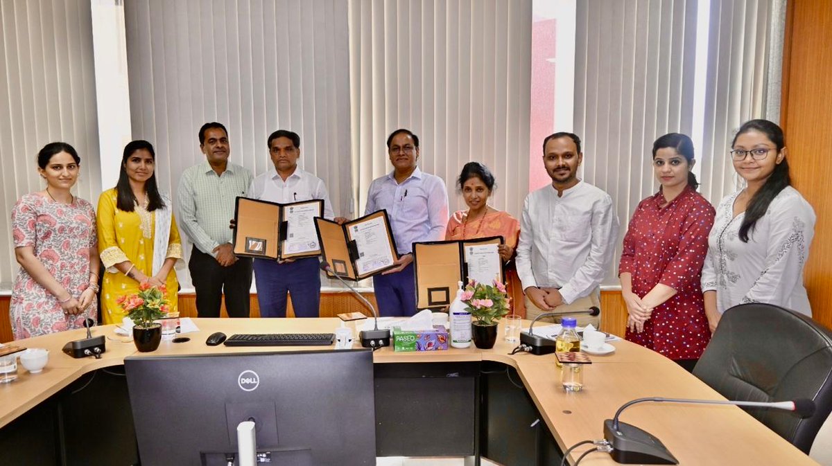 Biotech Consortium India Limited (BCIL) is delighted to announce that tsuccessfully transfer of two promising technologies developed at CIAB, Mohali realrted to Xylitol Production and Citronella Oil to Kapse Group and M/S Gowriz Skin Care Pvt. Ltd. 
linkedin.com/feed/update/ur…