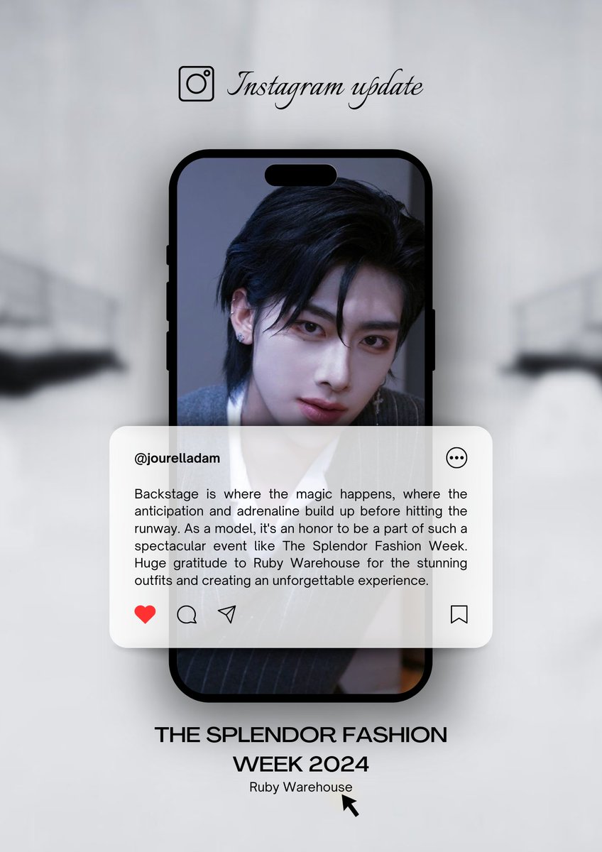 illustionalism's tweet image. ⠀

𝗜𝗡𝗦𝗧𝗔𝗚𝗥𝗔𝗠 𝗣𝗢𝗦𝗧𝗘𝗗
𝗷𝗼𝘂𝗿𝗲𝗹𝗹𝗮𝗱𝗮𝗺, Backstage is where the magic happens, where the anticipation and adrenaline build up before hitting the runway.

𝘴𝘦𝘦 𝘮𝘰𝘳𝘦...

⠀