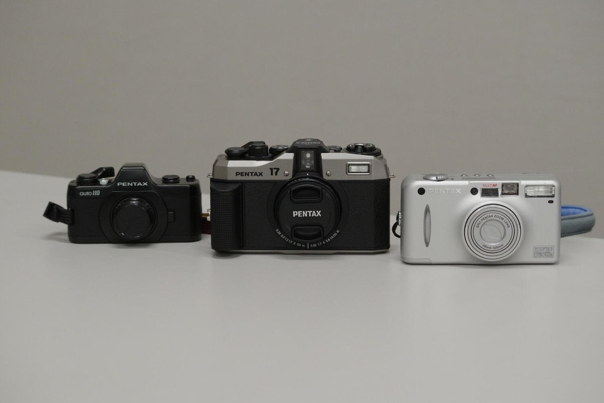 nayasu3's tweet photo. PENTAX PENTAX PENTAX

#PENTAX17 #auto110 #espio120SWII https://t.co/aEcMvyxdge