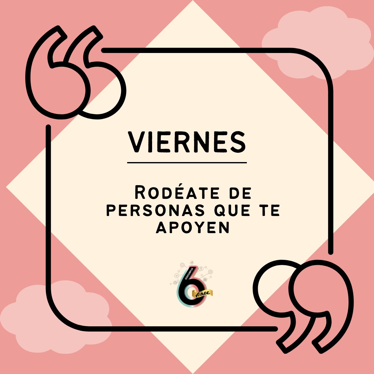 EmpreDigiVE's tweet photo. #Viernes
Es fundamental contar con un círculo de apoyo que te motive, te inspire y te ayude en los momentos difíciles.
#EmprendedorasDigitales
#EDVE https://t.co/7hUxqIZqP6