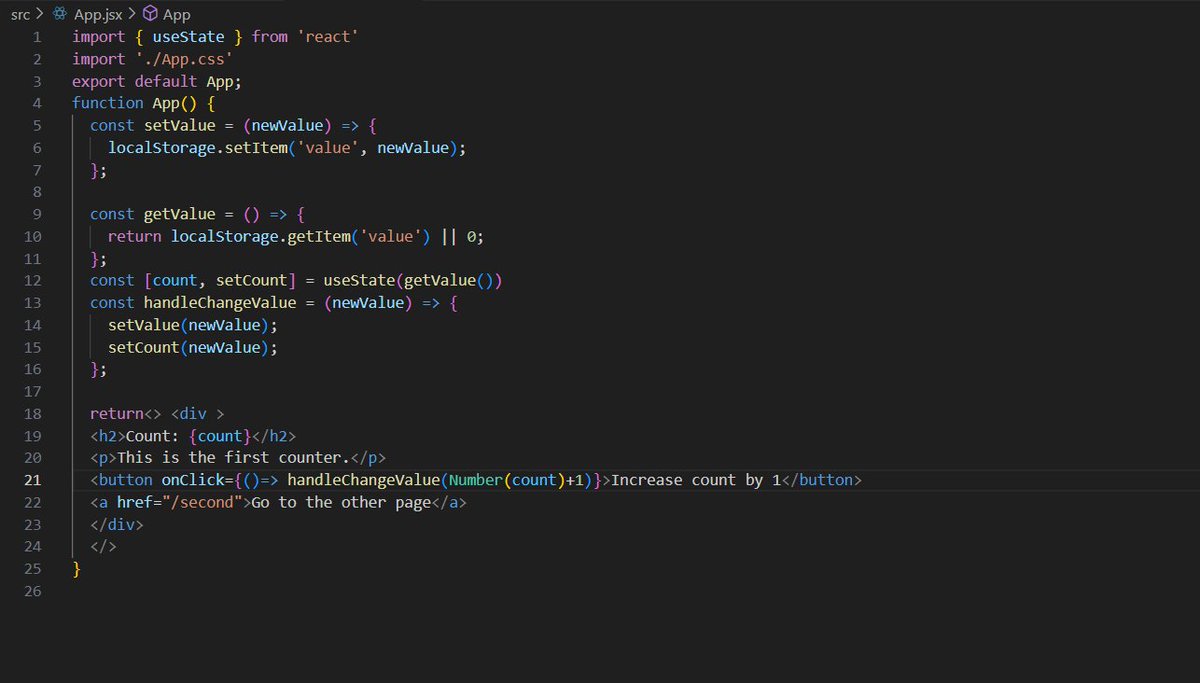 pr1yankagh1m1re's tweet photo. Day 40 and 41 of learning js

The task for these days was to create a counter application with two webpages. Completing this project has helped me solidify the concepts of states, local storage and routers in react even further.

#day40 #day41 #60DaysOfJs #learningwithkucc https://t.co/4DjxdVfRrB