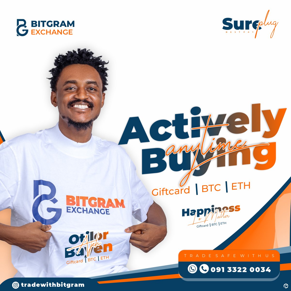 bitgram_e's tweet photo. Just putting this out there that we are actively buying. Anytime and any day.

Send us a DM right now by clicking the link in our bio.

#TradeWithBitgram #BitgramExchange #Bitcoin #Friday https://t.co/v43xfs20BG