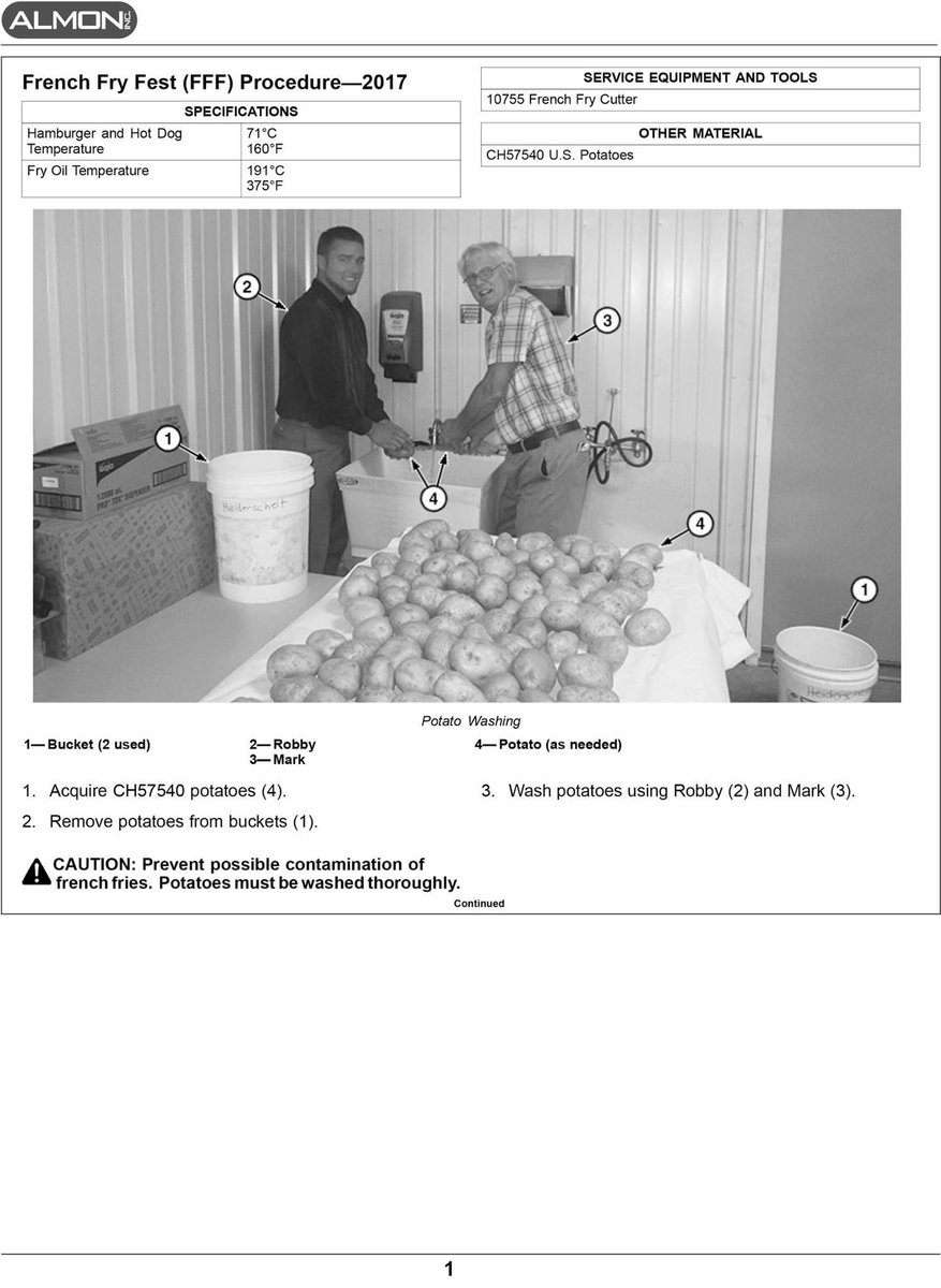 AlmonInc's tweet photo. In honor of #NationalFrenchFryDay Almon has developed an instructional manual on #howto make #FrenchFries. 🍟

#manuals, #training, #instructional, #fries https://t.co/Pgn0hrFf91