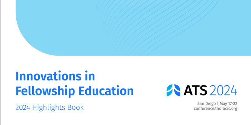 atsearlycareer's tweet photo. Happy Friday Folks 🎉 #TGIF

The 2024 ATS Innovation in Fellowship book is now available!!  Congratulations to the selected authors! https://t.co/hQ58VKme7A https://t.co/ron5ly0Ypt