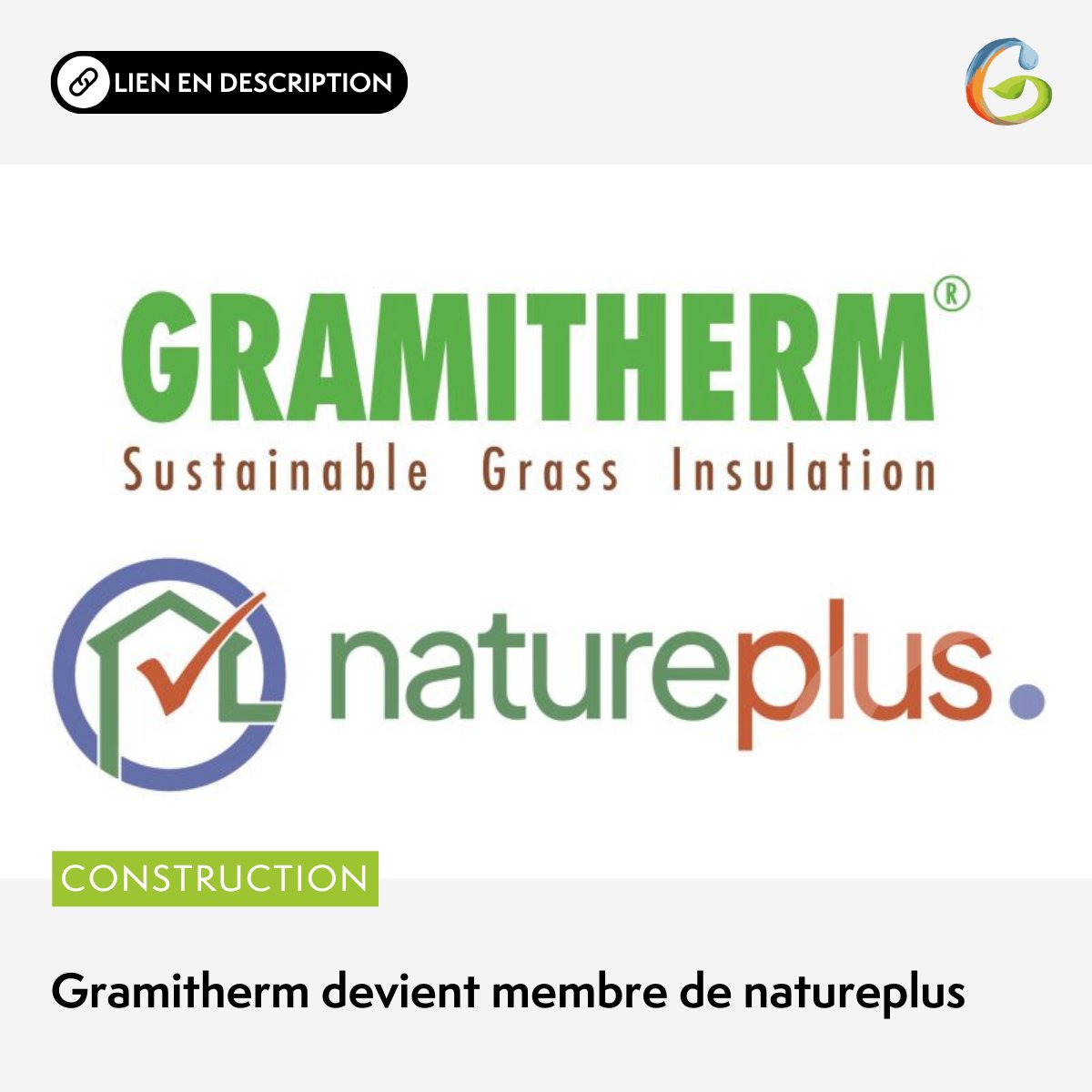 ✊ L’adhésion de Gramitherm à natureplus est une nouvelle étape dans son engagement en faveur de la construction durable et de solutions environnementales innovantes. ➡️ loom.ly/DvnbObg