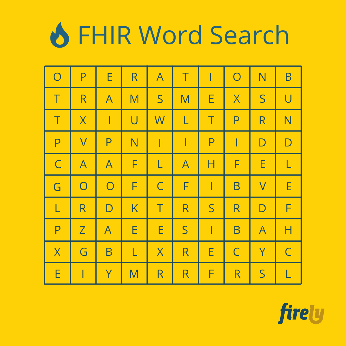 🔍 Time for some #FHIR fun! Kick off your Friday with our FHIR Word Search. How many terms can you find? 🧩 (Hint: there’s 11 FHIR-related terms, including some diagonal &amp; backwards words)

#FHIRFridays