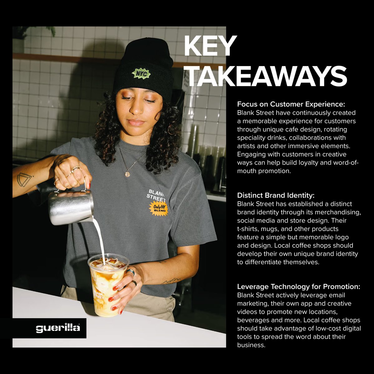 we_are_guerilla (@we_are_guerilla) on Twitter photo Discover how <a href="/blankstreet/">Blank Street</a> is taking over neighbourhoods and online spaces! 🌟From market research to accessibility, see how they're shaping the future of coffee. Dive into our latest blog for the full story! Link in bio! #BlankStreetCoffee #CoffeeCommunity #FutureOfCoffee Discover how <a href="/blankstreet/">Blank Street</a> is taking over neighbourhoods and online spaces! 🌟From market research to accessibility, see how they're shaping the future of coffee. Dive into our latest blog for the full story! Link in bio! #BlankStreetCoffee #CoffeeCommunity #FutureOfCoffee