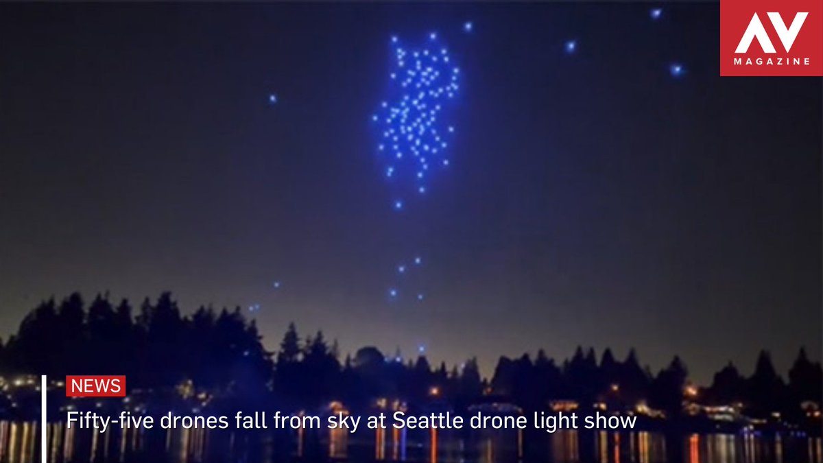 AVMag's tweet photo. Find out why the drone show producer, the Great Lakes Drone Company, suspects ‘outside interference’ was the cause of the $143,000 loss in the value of equipment.
To know more, click the link below
https://t.co/NFkRM0AOrJ
First published: July 10, 2024
#avtweeps #avmagazine https://t.co/ZPXUNgtp5B