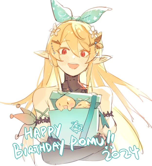 happy birthday pomu!! everyday i miss your ears #PomuPaint
