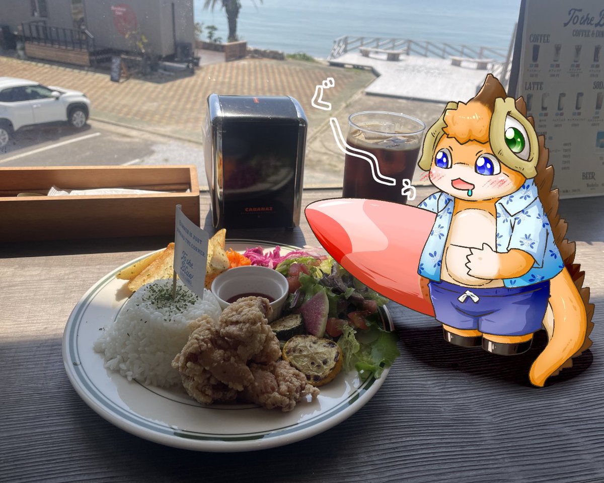 Ufficiale1st's tweet photo. 腹ぺこに南国的なチキン🏄♀️
#TotheBlue
#メイドインアビス
#miabyss https://t.co/vSgAlO9TEb