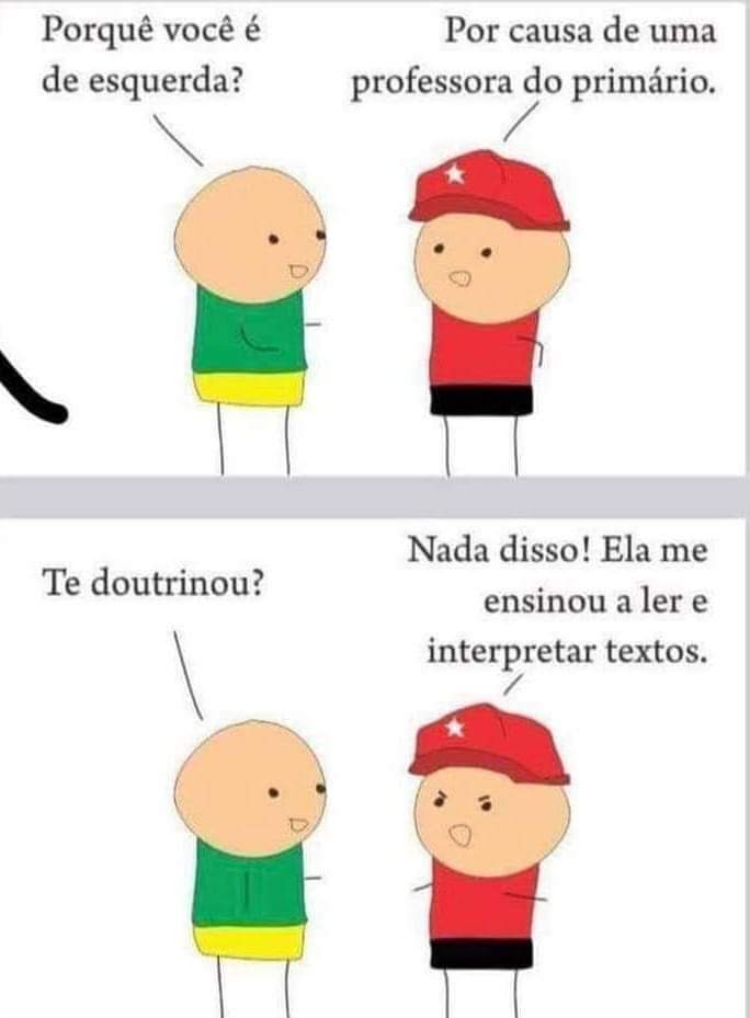 Qual foi o ponto de desvio no caráter da metade do país?