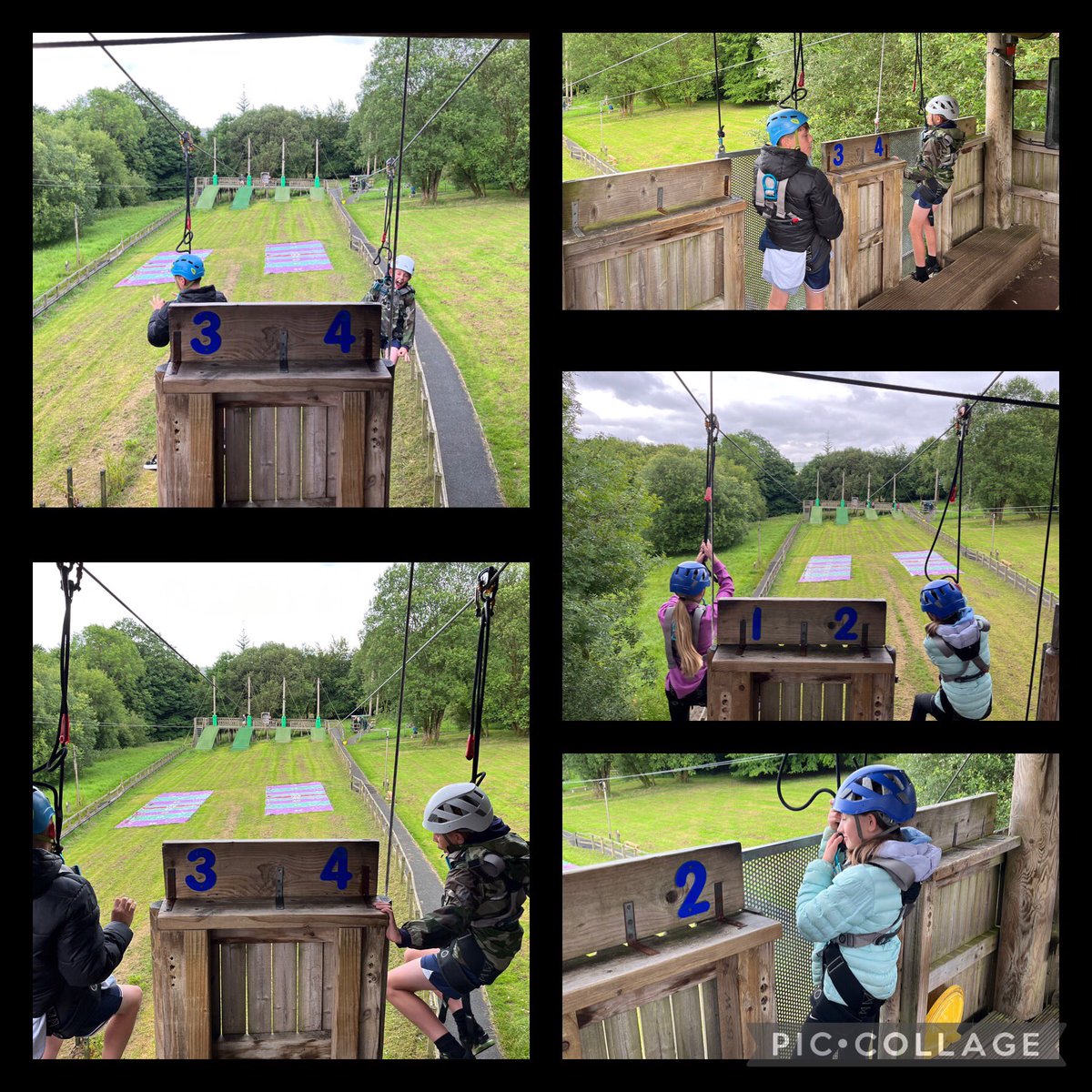 Mountain group <a href="/Hollymountbury/">Holly Mount RC Primary</a> have had an action packed last morning on the Zipline, there have been some funky moves as they flew down the line to the bottom #dancefloormovers