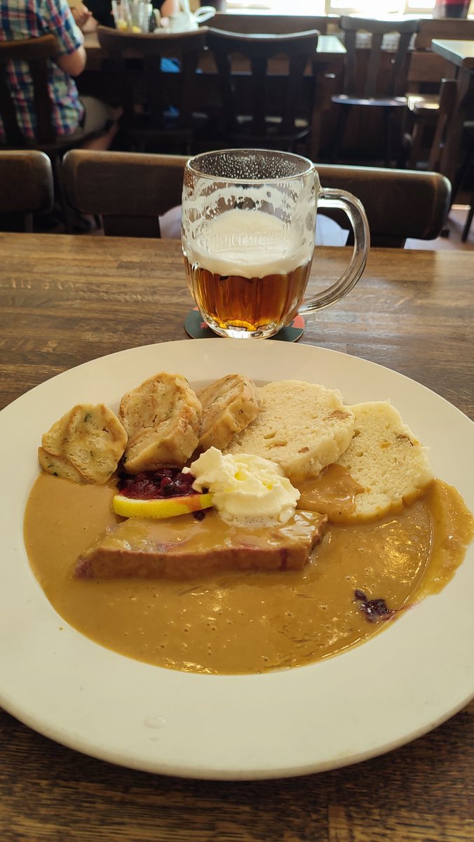 Some Czech pivní fajnšmekry will tell you Pilsner Urquell is crap. For me it's a very good beer, better than what many, if not most kraftové a mini pivovary make, especially at a good pub like U Veverky (their svíčková, by the way, is tits).