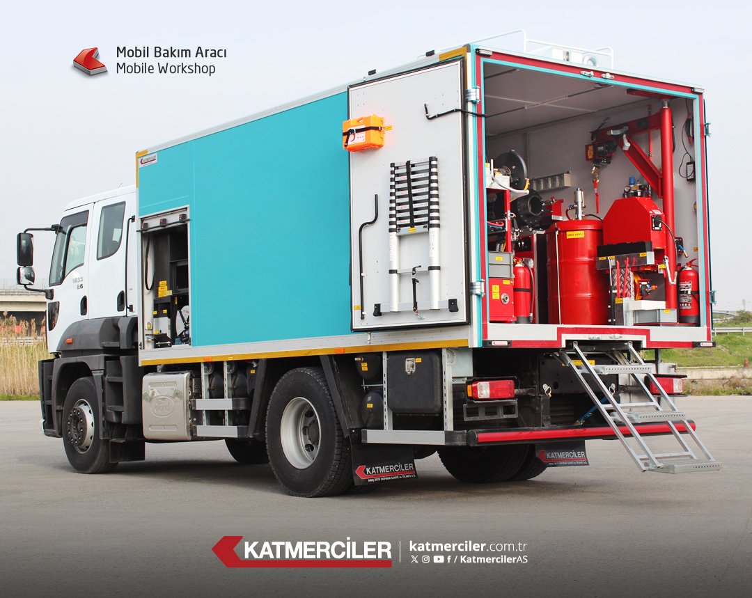 KatmercilerAS's tweet photo. Mobil Bakım Aracı / Mobile Workshop
#Katmerciler #mobilbakım #bakımaracı #kurtarmaaraçları #mobileworkshop #workvehicle #worktruck #mobileservicetruck #lubetruck #specialproducts #transportationtrucks #environmentaltrucks #firetrucks #municipalservices #belediyeekipmanları #belediyehizmetaraçları #customized #solutions #commercialvehicles #commercialtrucks