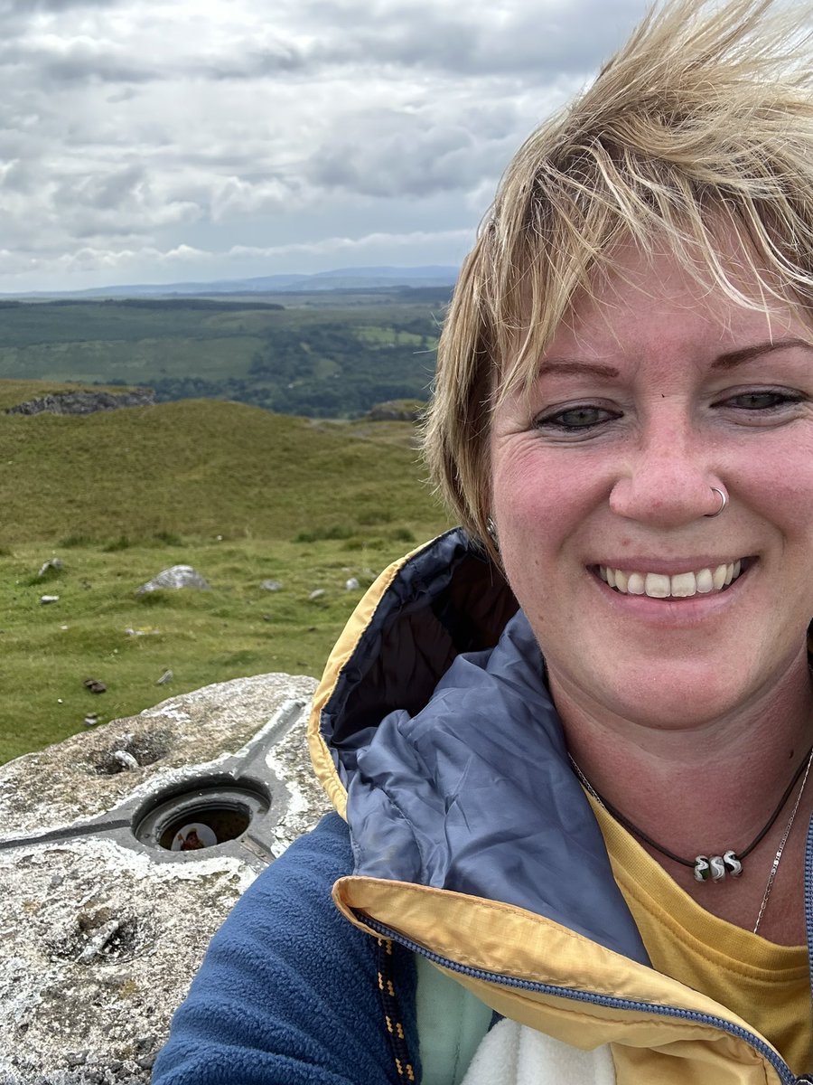 welshadventura's tweet photo. Trig point at Cribarth mountain. Left for dust by my pal! #hikinginwales #cribarth #trig https://t.co/G6vrNSaxPw