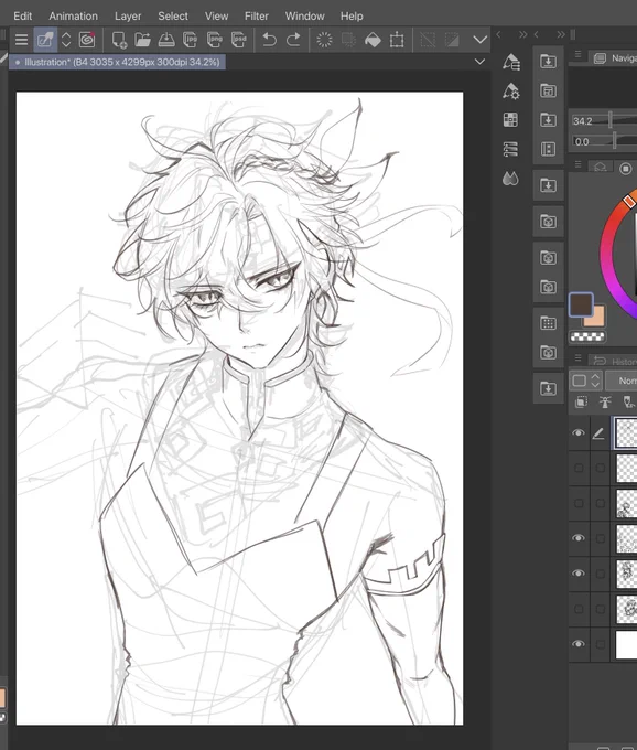i was drawing and i realised his design is ?? 
