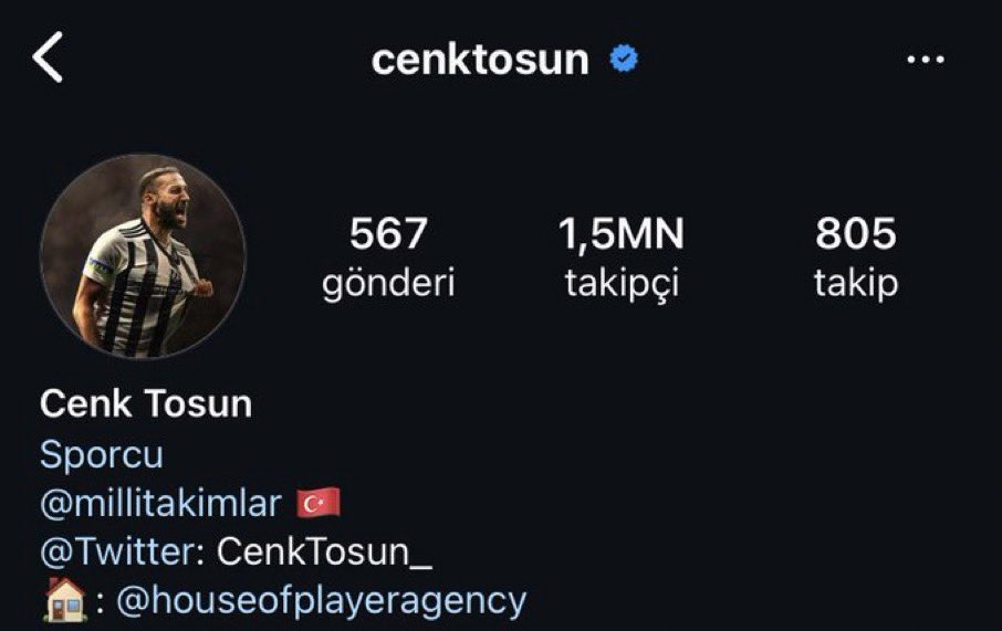 Fatih Doğan (@fatihdoganresmi) on Twitter photo Cenk Tosun profilindeki Beşiktaş yazısını doğal olarak kaldırmış…
Herkesin kendince sebepleri var ama Sonucun geride bıraktığı bir burukluk da var…
Yolun açık olsun Tosun Paşa… <a href="/CenkTosun_/">Cenk Tosun</a> Cenk Tosun profilindeki Beşiktaş yazısını doğal olarak kaldırmış…
Herkesin kendince sebepleri var ama Sonucun geride bıraktığı bir burukluk da var…
Yolun açık olsun Tosun Paşa… <a href="/CenkTosun_/">Cenk Tosun</a>