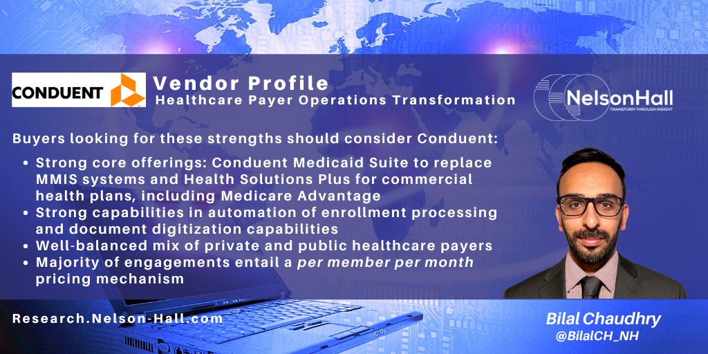 NHInsight's tweet image. A new #NelsonHall vendor assessment by @BilalCh_NH analyzes @Conduent&apos;s offerings and capabilities in #HealthcarePayer #OperationsTransformation: research.nelson-hall.com/search/?&amp;amp;avpag…