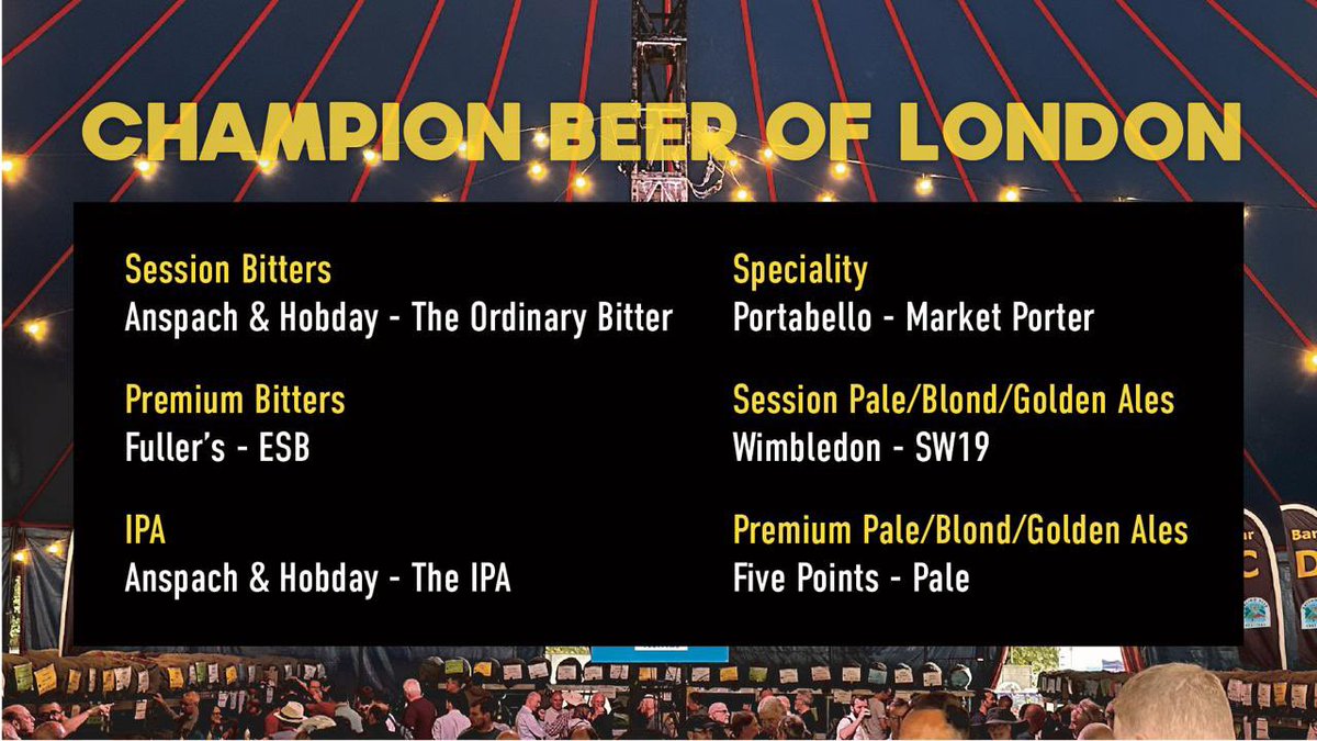 If you haven’t already, come along to try the winning beers #ealingbeerfest 

<a href="/CAMRA_London/">CAMRA London</a> <a href="/WMDX_CAMRA/">West Middlesex CAMRA</a> <a href="/CAMRA_Official/">CAMRA</a>