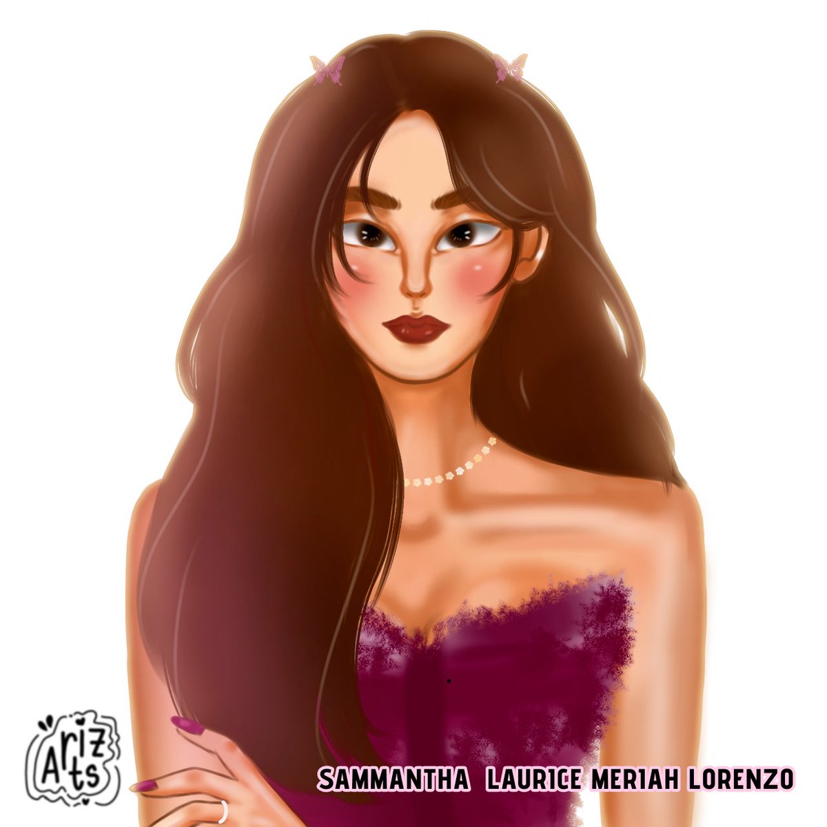 strawber1z_'s tweet photo. "From now on , I won't be known as someone pretty but brave . Because bravery is beauty "
   - Sammantha Laurice Meriah Lorenzo

  📖: Academy Series#3 AFTER AN END 
  ✍️ : @ov3rtin_kerWP 
..
#fanart https://t.co/pVULGDFOh2