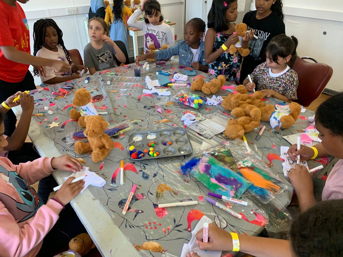 Photo from our Go Wild! Summer Scheme last year!
Have you booked your child yet in for this year's scheme? Visit for more info: bonnydowns.org/2024/06/go-wil… 
Free spaces available for those who get Free School Meals!