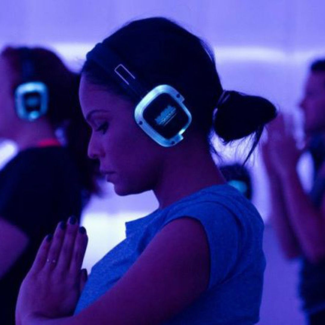 TheHDubai's tweet photo. Celebrate International Self-Care Day with Silent Yoga at The H Dubai! 🧘‍♀️✨ Join us on July 23rd, 6:30 PM, in The Gallery's lobby for a unique Hatha yoga session with high-tech headsets. Limited spots - book now! https://t.co/0QVa1cKpCB 
 #TheHDubai #SelfCareDay #SilentYoga https://t.co/Pi1kGjrtwo