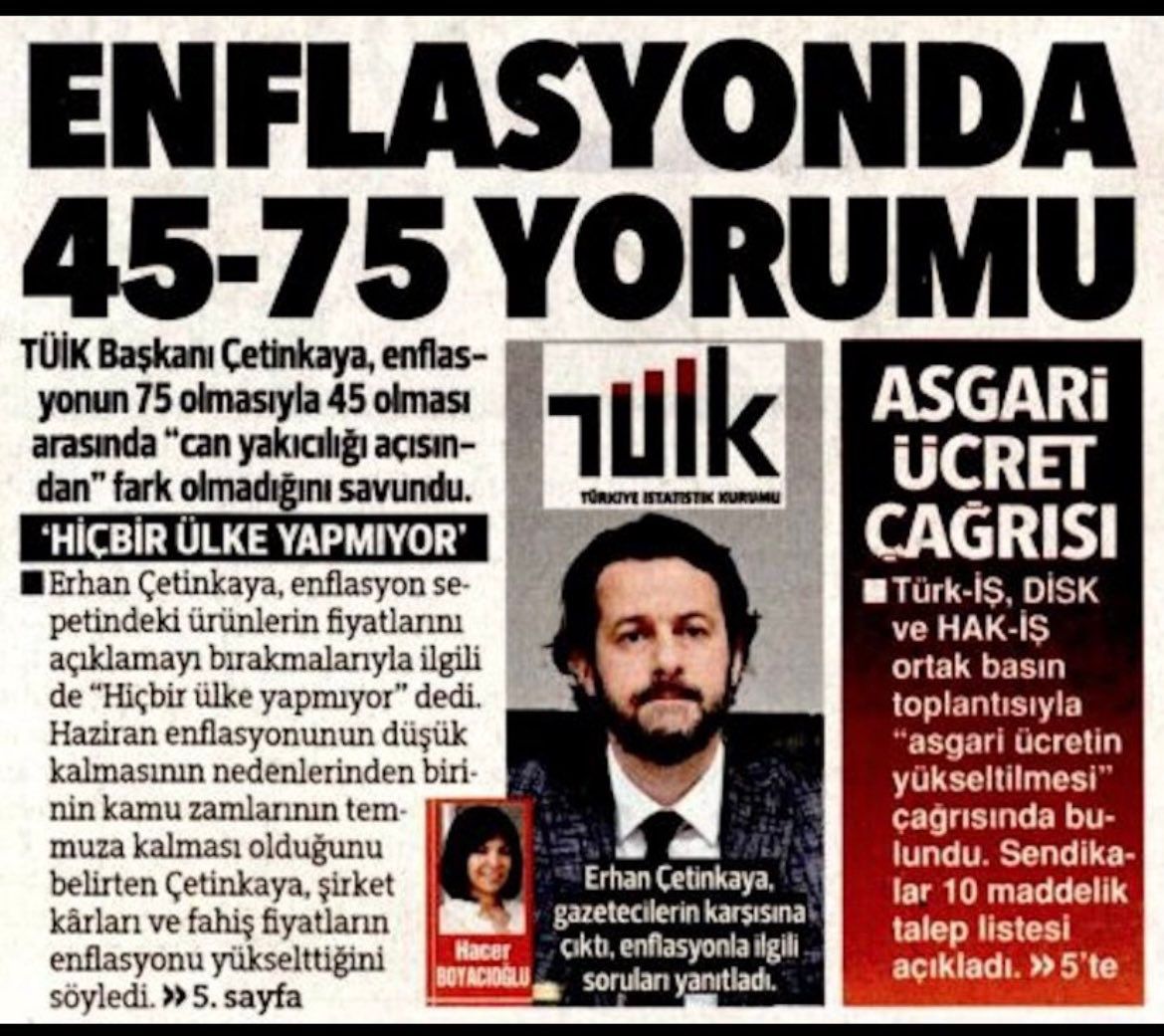 2x2 = 3 ( TÜİK )

#TümEmeklilere15BinSeyyanen