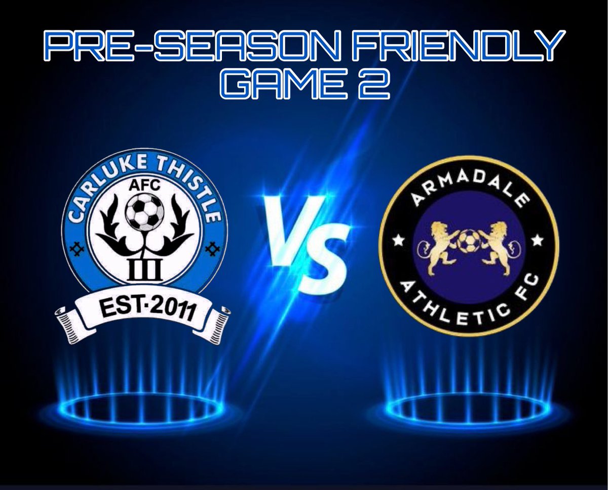 🏆 Pre-Season Friendly
📆 Sat 13th July
⚽ v <a href="/FcArmadale/">Armadale Athletic FC</a> 
🏟 Carluke Leisure Centre (4G)
⏰ 2PM K.O

 #MTT 🔵🟠🔴

<a href="/scottish_aff/">AmateurFixturesResultsSCO</a> <a href="/ScotAmFA/">Scottish Amateur FA</a>  <a href="/scotfootfixs/">Scottish Football Fixtures</a> <a href="/AmmiesFitba/">Ammie’s Fitba</a> <a href="/ftsc0res/">fulltimesc0res</a> <a href="/FitbaLeagues/">The Fitba Leagues</a> <a href="/scotscores/">scotscores</a> <a href="/GGPAFL/">Greater Glasgow Premier AFL</a>