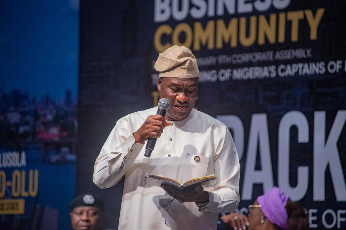 jidesanwoolu's tweet image. At the just concluded 9th Corporate Assemby organised by the Lagos State Ministry of Commerce, Cooperatives, Trade and Investment, we reaffirmed our commitment to creating an enabling environment for businesses operating in the State.

This summit, aimed at strengthening the…