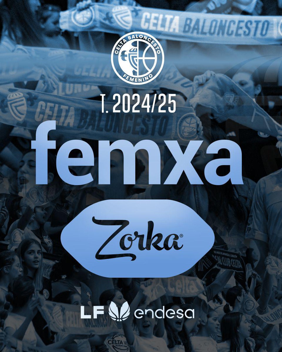 Celtabaloncesto's tweet photo. 𝑁𝑢𝑒𝑣𝑜 𝑛𝑎𝑚𝑖𝑛𝑔 𝑡𝑒𝑚𝑝. 24/25 en LF Endesa 🆕

Nos complace anunciar que, de cara a la próxima temporada, nuestra denominación será: 
𝐶𝑒𝑙𝑡𝑎 𝐹𝑒𝑚𝑥𝑎 𝑍𝑜𝑟𝑘𝑎. https://t.co/tyeMW1YGzR