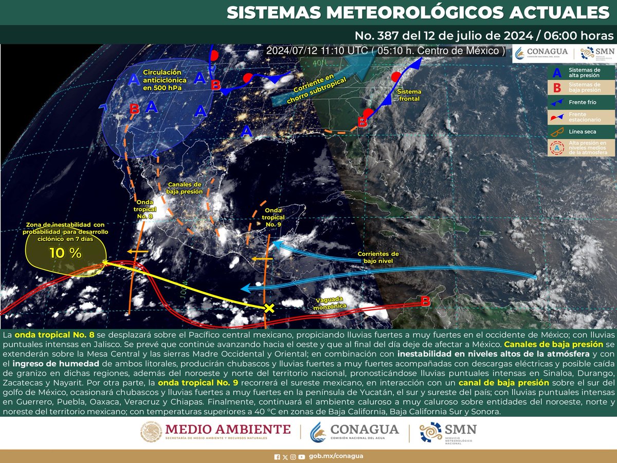 LCAlatorre's tweet photo. Niveles de las presas en #NuevoLeón, 12 de julio de 2024 a las 06:00 hrs
FUENTE: OCRB-CONAGUA

💧Presa La Boca: 101.53 % ( NAMO lluvias )
Almacenamiento 35.536 Mm³

💧Presa Cerro Prieto: 95.09 %
Almacenamiento 285.263 Mm³

💧Presa El Cuchillo: 83.35 %
Almacenamiento 936.126 Mm³ https://t.co/aUfnWh9xaw