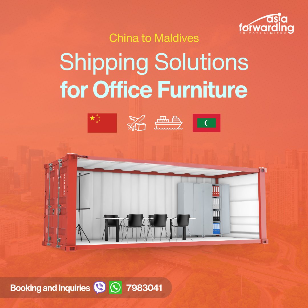 asiaforwarding's tweet photo. Need to ship office furniture from China? Our logistics experts have furnished hundreds of offices with our efficient shipping services. Choose air or sea freight and consolidate your goods for cost-effective delivery.

Contact us via WhatsApp at 7983041.

#AsiaForwarding https://t.co/gYTmq1Nl1q