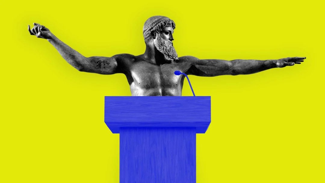 Nantronica's tweet image. Hace 2500 años, los antiguos griegos creían que todo gran #discurso debía contener tres elementos y sigue siendo cierto hoy que así se construye un buen #speech 
👇😀🧵🪡Abro hilo

#pitchelevator #speakerelection 

inc.com/jessica-stillm…