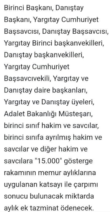 9.YARGI PAKETİNDE TASARRUF YAPAN HÜKÜMETİN HAKİM SAVCILARA ZAM YAPMASI MADDESİ KABUL EDİLDİ