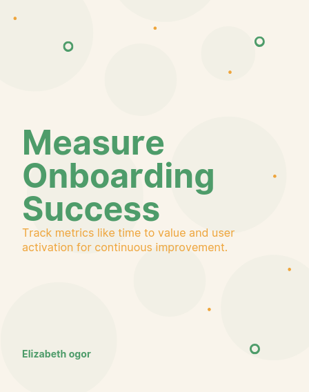 nonyeogor's tweet image. Measure the success of your onboarding process with metrics like time to first value, user activation rate, and customer satisfaction scores. Use these insights to continually improve. #OnboardingMetrics #DataDriven #CustomerSuccess #Saas #B2B # Startups