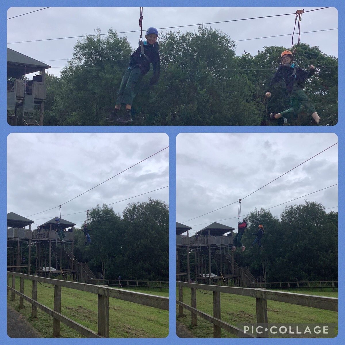 MrMacklin3's tweet photo. Ridge groups next activity was the zipline, smiles all round and even better moves #superstars @Hollymountbury https://t.co/0li0vmyAkW