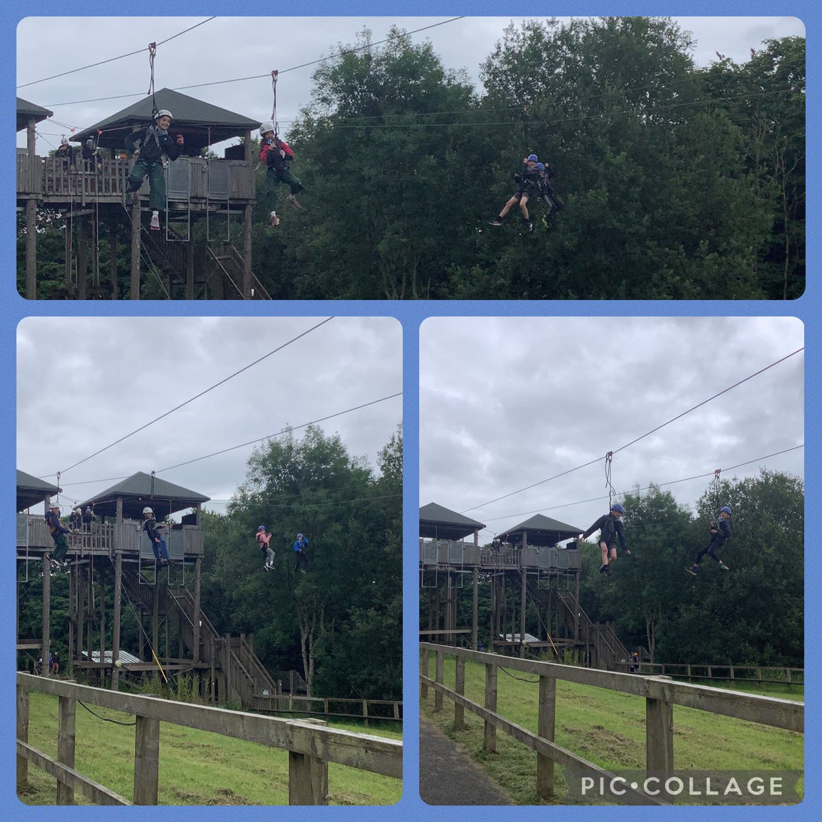 Ridge groups next activity was the zipline, smiles all round and even better moves #superstars <a href="/Hollymountbury/">Holly Mount RC Primary</a>