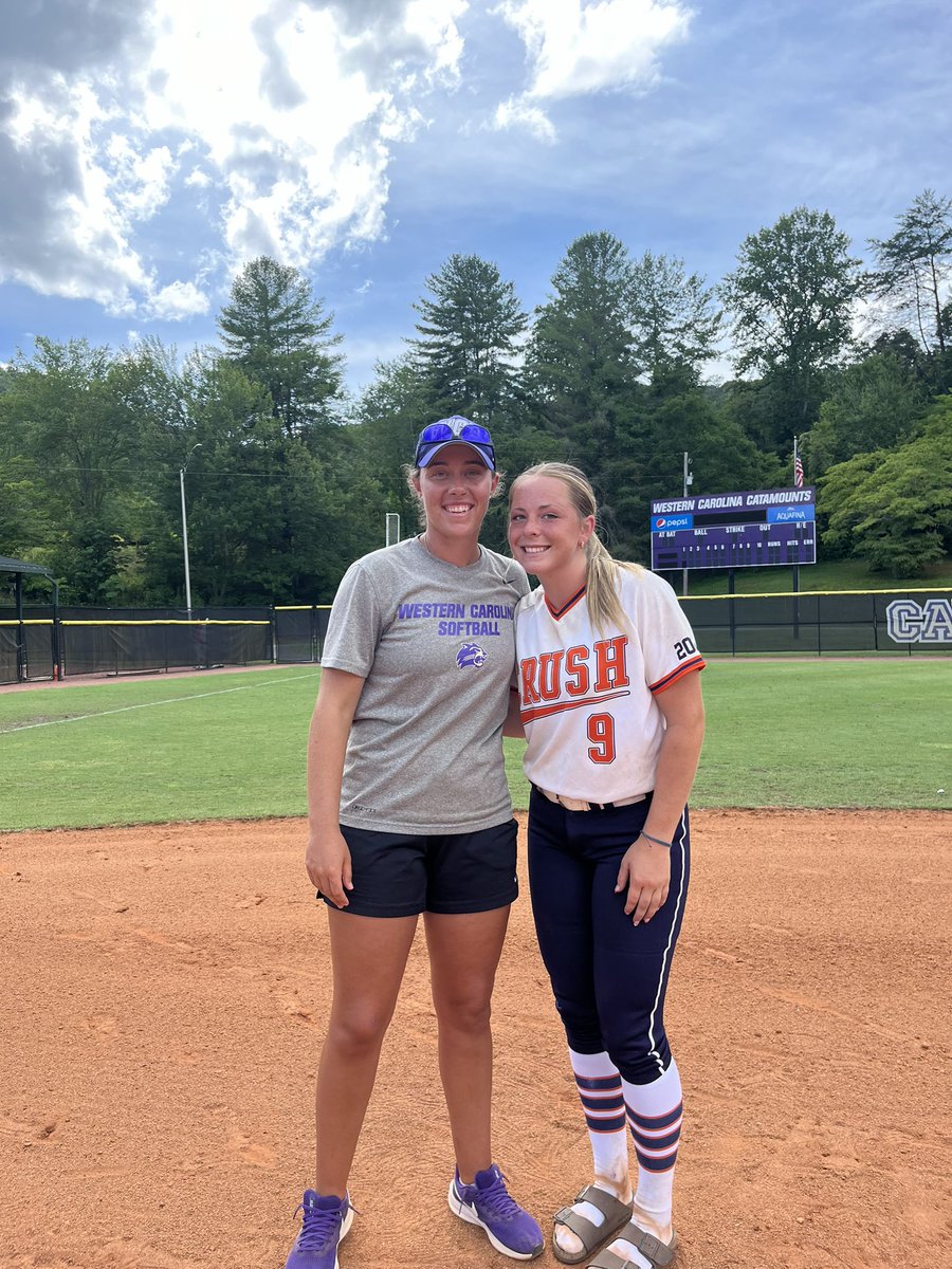 Had an amazing time at Western Carolina! Thank y’all for an amazing camp and getting us 1% better! <a href="/CatamountSB/">Western Carolina Softball</a>