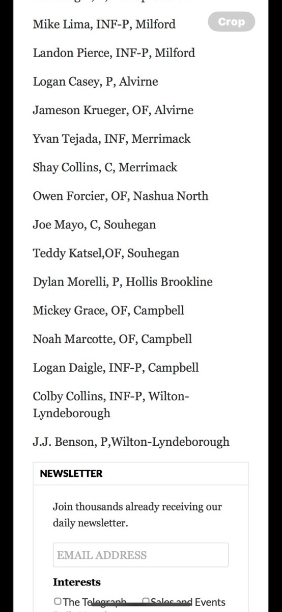 TELEGRAPH ALL-STARS: Sabers’ Colby never came up short | News, Sports, Jobs - The Nashua Telegraph