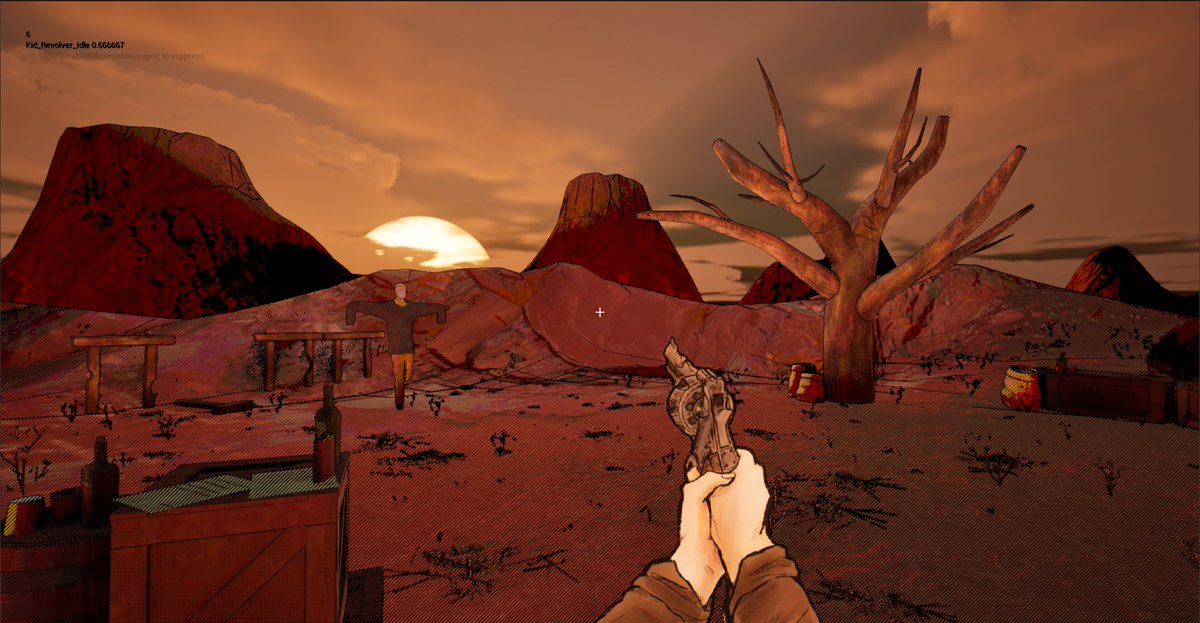 Take your first shot in the Wild West during the sunset and step into the adventure.

Follow Bullet Ballet on other platforms:  linktr.ee/retrozero

#screenshotsaturday #indiegame #indiedev #UnrealEngine5