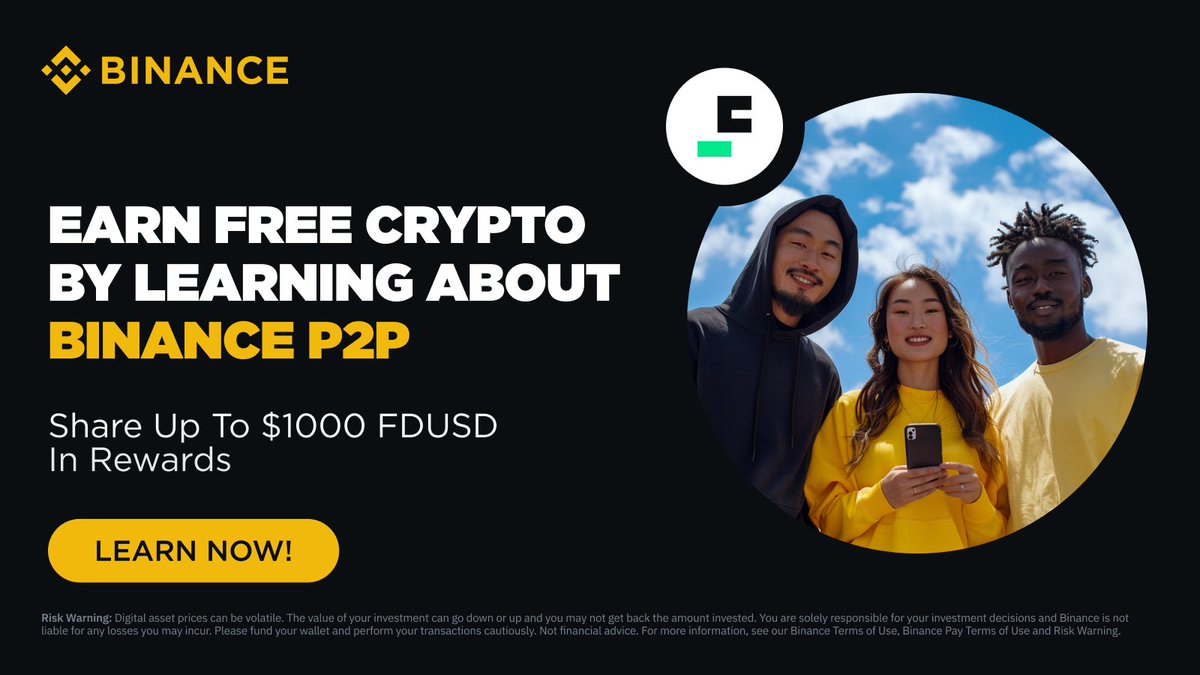 ⏰ Quiz Time ⏰

Put your #Binance P2P knowledge to the test &amp; share 1000 $FDUSD in rewards 👉 100 winners!💰

🔸Retweet &amp; Follow <a href="/BinanceAfrica/">Binance Africa</a>
🔸Tag 5 friends to join the fun with #LearnBinanceP2P 
🔸Participate in Quiz ➡️ binance.com/en/survey/129f…