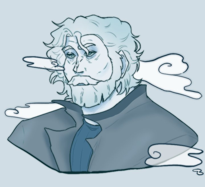 P_Downpour's tweet image. This was originally a whiteboard thing but hehe Peter Lukas design #peterlukas #tma #themagnusarchives