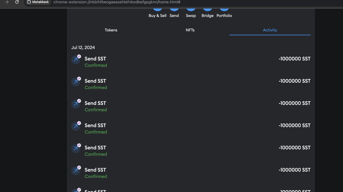 Slytherstrike's tweet photo. We are gonna end our airdrop for phase 1 9/10 completed with the 1MSST tokens , we will announce the twitter airdrop for the pahse 2 tokens 50% less than the previous airdrop to ensure first come first served mechanism.
#money #trading #airdrop #matic #polygon #free #giveaway #go https://t.co/tNGbYp0Vbx