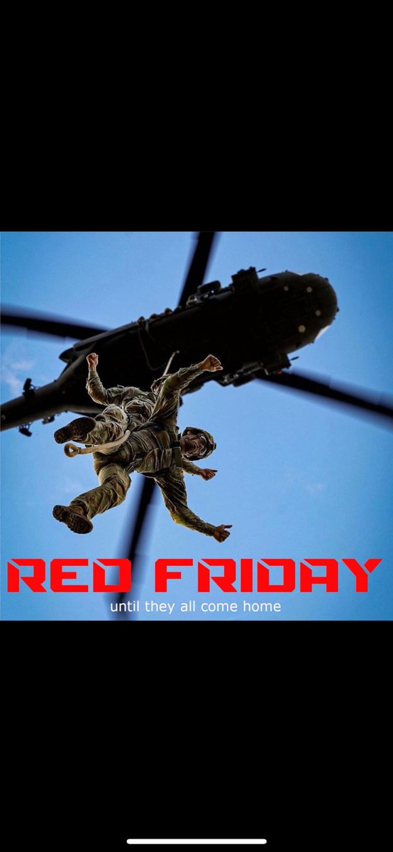 GoldenWinston44's tweet photo. Good Friday morning:
R.E.D FRIDAY. Please remember our deployed military and those Stationed overseas in your thoughts and prayers.
#Redfriday #deployment #military #servicetoCountry #supportourtroops Hope everyone has a wonderful day! https://t.co/FWpnsWecdS