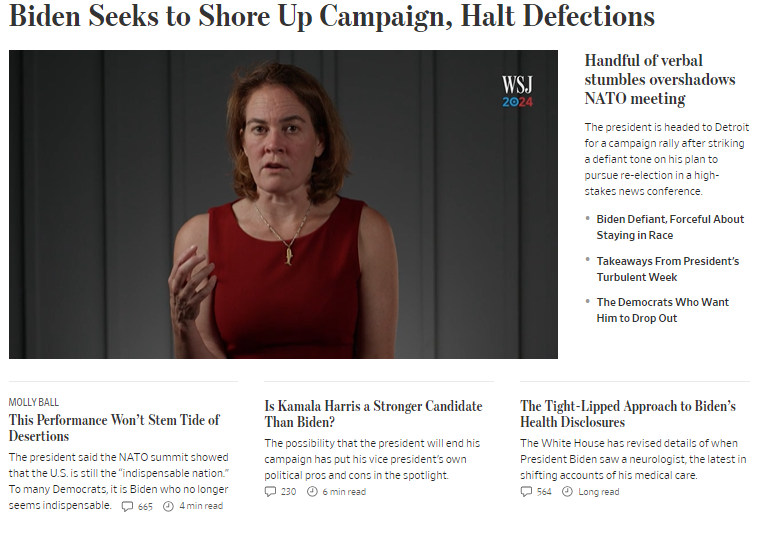 You know what is truly the coolest thing!!??!?  To wake up in the morning, check the news and see my childhood friend <a href="/AnnieLinskey/">Annie Linskey</a> on the homepage of the <a href="/WSJ/">The Wall Street Journal</a>  

I know she's been SUPER FAMOUS for a really long time now, but it just makes me so happy each and every time!