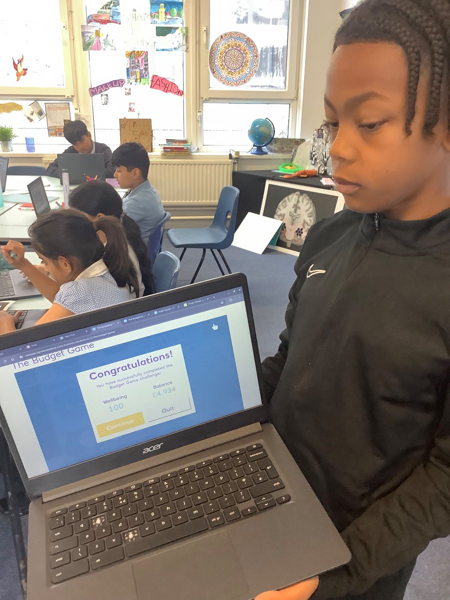 Year 5 have been learning all about budgeting. We were brilliant at not going over budget!