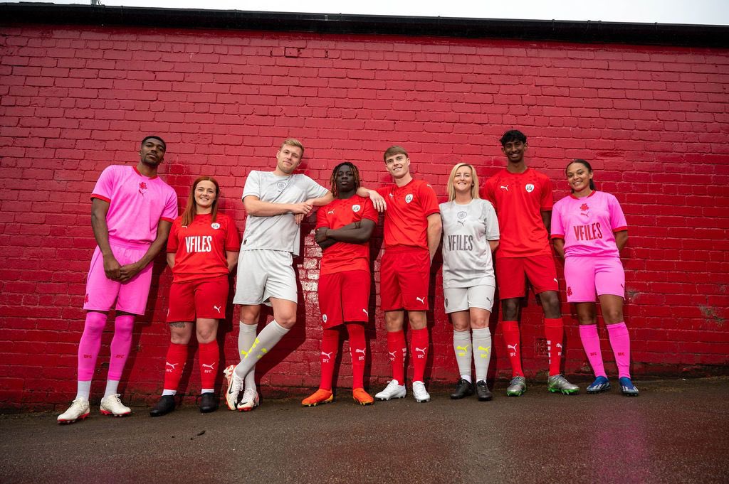 BarnsleyFCW's tweet photo. 2024 kit launch 🚀 https://t.co/TQbrYQv5Um https://t.co/cylNVZbi8w